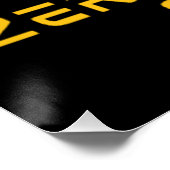 Poster ZERO CLUCKS DONNÉ drôle d'action de grâce (Coin)