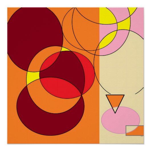 Poster Zéro encerclé (Devant)