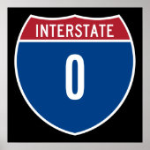 Poster Zéro Interstate (Devant)