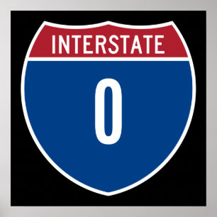 Poster Zéro Interstate