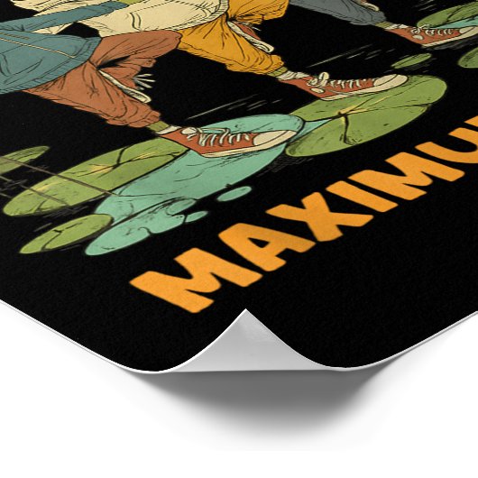 Poster Zéro Plans Vibes maximum Funky Frog Chill Sweat - (Coin)