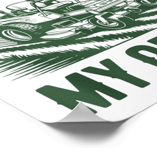 Poster Zero-turn Lawn Mower Dad Funny I'll Be In Office M (Coin)