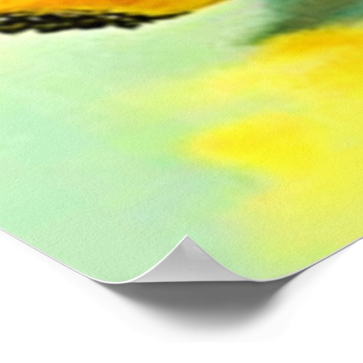 Poster Zesty Citrus Burst Sunshine Design (Coin)