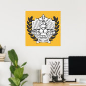 Poster Zeta Zeta Fraternité Zeta - Couleur (Bureau à domicile)