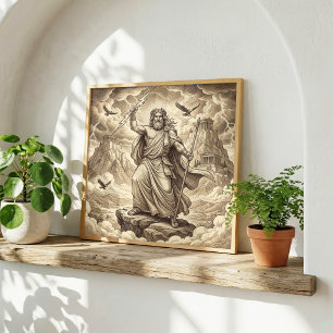 Poster Zeus Mythologie grecque