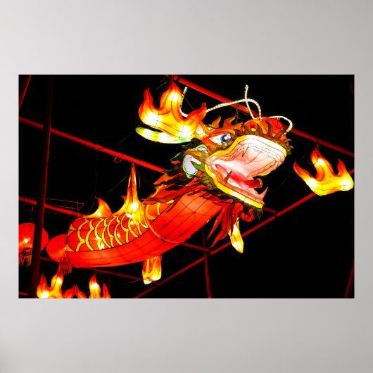 Poster Zhulong Fire Dragon (Devant)