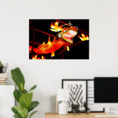 Poster Zhulong Fire Dragon (Bureau à domicile)