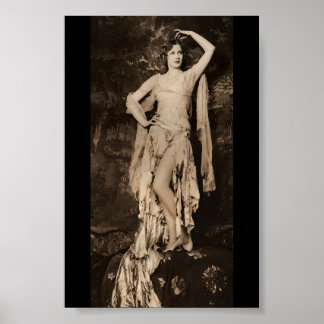 Poster Ziegfeld Follies Girl Blanche Satchell .. 1920