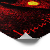 Poster Zig, étape droite (Coin)