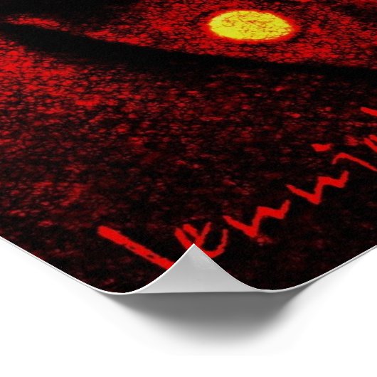 Poster Zig, étape droite (Coin)