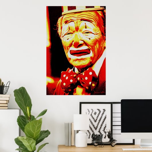 Poster Zig, étape gauche (Bureau à domicile)