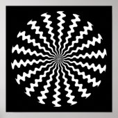 Poster Zig Zag Spiral (Devant)