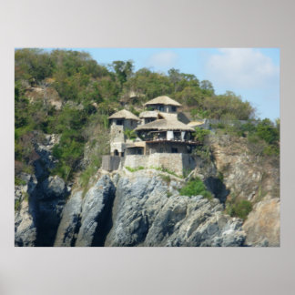 Poster Zihuatanejo Cliffside