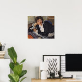 Poster Zinaida Serebriakova Portrait de l'affiche Lola Br (Bureau à domicile)