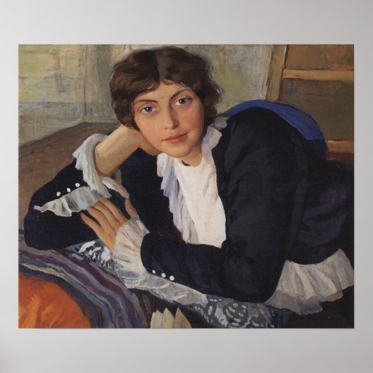 Poster Zinaida Serebriakova Portrait de l'affiche Lola Br (Devant)