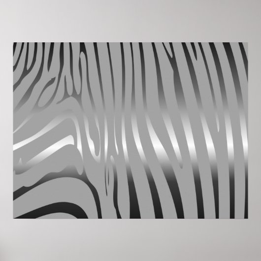 Poster Zincident Zebra (Devant)