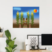 Poster Zinglees ~ Corn (Bureau à domicile)