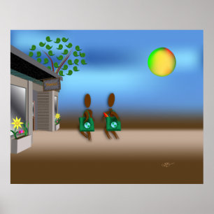 Poster Zinglees ~ Sacs réutilisables