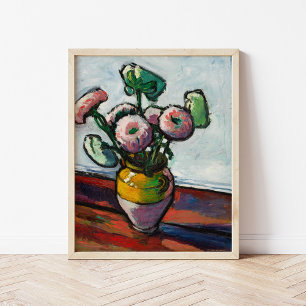 Poster Zinnias Henry Lyman Saÿen