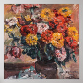 Poster Zinnien | Lovis Corinth (Devant)