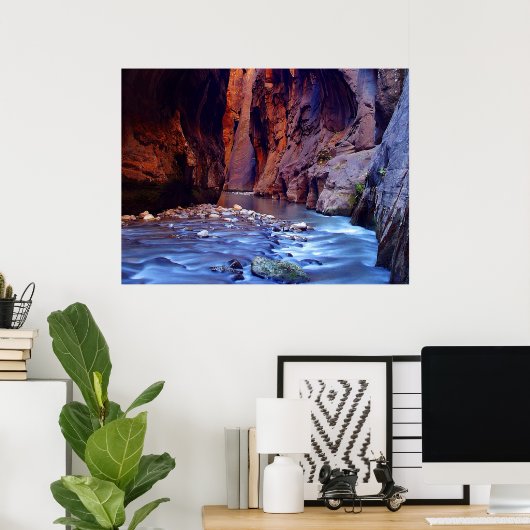 Poster Zion Narrows (Bureau à domicile)