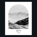 Poster Zion National Park Utah Arch<br><div class="desc">Zion National Park Utah Arch</div>