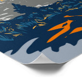 Poster Zion National Park Utah Zion Canyon Vintage (Coin)