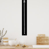 Poster Zipper argent Faux (Cuisine)
