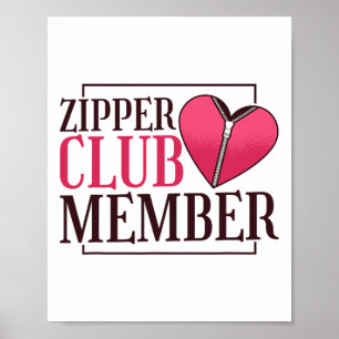 Poster Zipper Club Membre Sensibilisation aux maladies ca