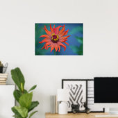 Poster Zippy Zinnia (Bureau à domicile)