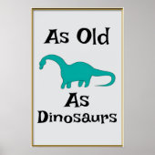 Poster Zo Oud Als Dinosauriërs (Voorkant)