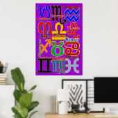 Poster Zodiac (Bureau à domicile)