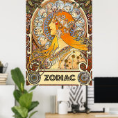 Poster Zodiac 1896 (Bureau à domicile)
