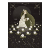 Poster Zodiac Aquarius par Alexandra Dikaia (Devant)