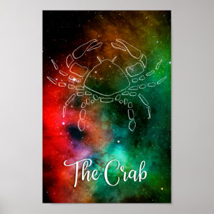Poster Zodiac : Cancer 'Le Crabe'