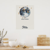 Poster Zodiac Celestial Sagittarius Nursery Wall Art (Cuisine)