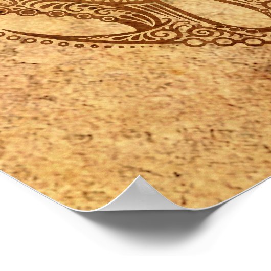 Poster Zodiac Gemini d'âge vintage (Coin)