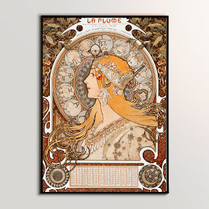 Poster Zodiac : Le chef-d'oeuvre Art Nouveau emblématique