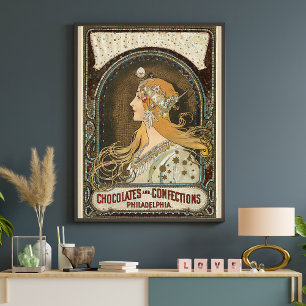 Poster Zodiac : Le chef-d'oeuvre Art Nouveau emblématique