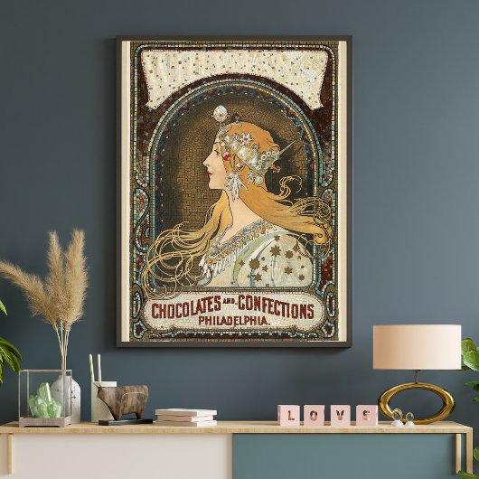 Poster Zodiac : Le chef-d'oeuvre Art Nouveau emblématique