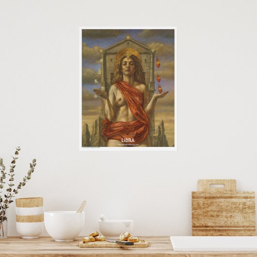 Poster Zodiac - Libra (Cuisine)