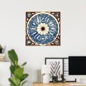 Poster Zodiac Mandala (Bureau à domicile)