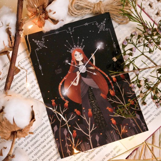 Poster Zodiac Sagittarius par Alexandra Dikaia