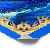 Poster Zodiac Sign Scorpio Emerging from Deep Waters (Coin)