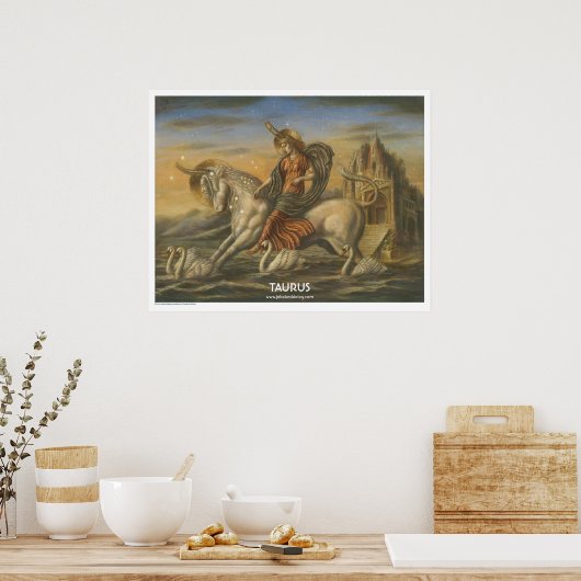 Poster Zodiac - Taurus (Cuisine)