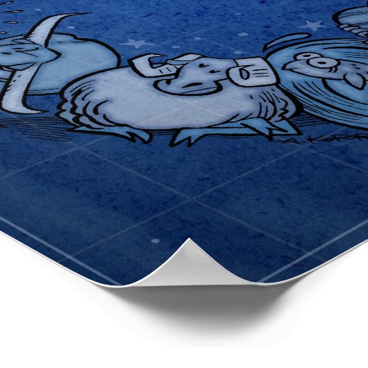 Poster Zodiaque (Coin)