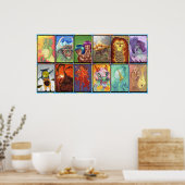 POSTER ZODIAQUE (Cuisine)