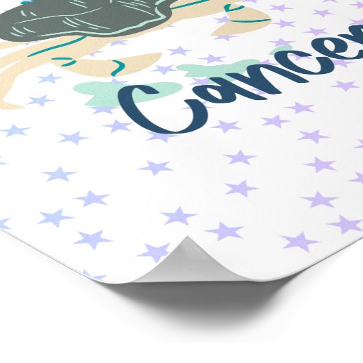 Poster Zodiaque moderne (Coin)