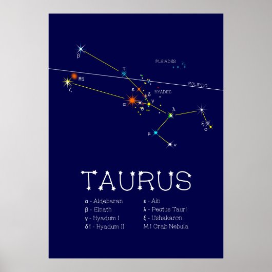 Poster Zodiaque Taurus (Devant)