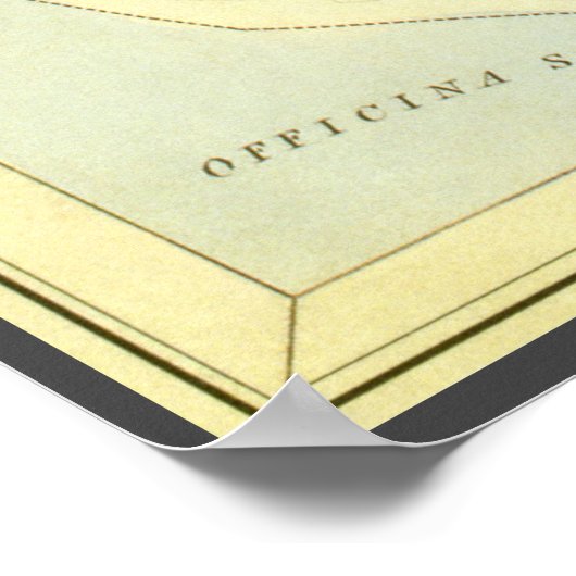 Poster Zodiaque vintage, Astrologie Aquarius Constellatio (Coin)